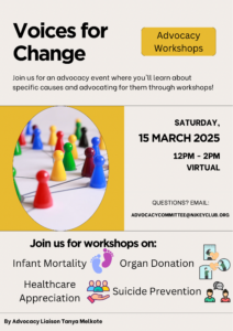 Voices for Change event poster